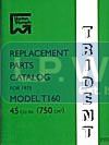 T160 parts catalogue