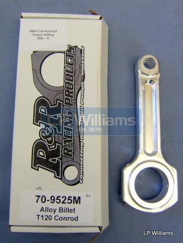 T120 TR6 Alloy Billet conrod 6.5" centre