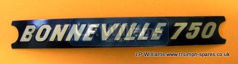 Bonneville 750 decal black / gold
