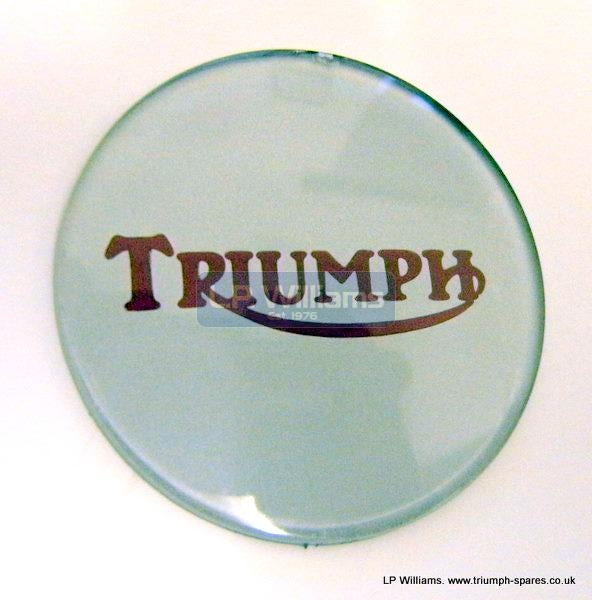 Tank centre badge silver / red