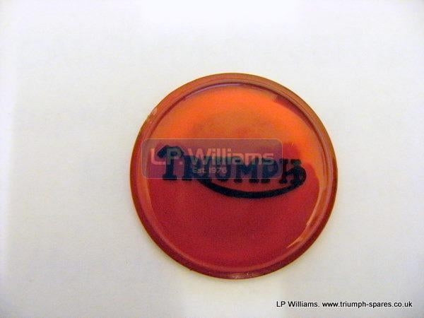 Tank centre badge red / black