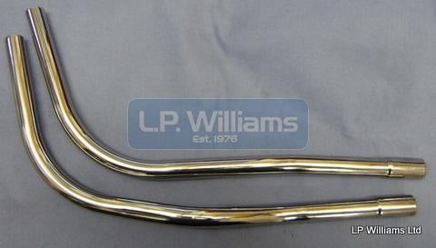 T150 downpipes US Beauty kit (Pair) 1969/70