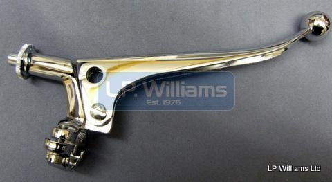 Front Brake lever ball end 7/8" pivot centres without mirror hole