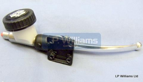 Stainless steel twin disc master cylinder flat back  T140E   1979 on  0.70" bore