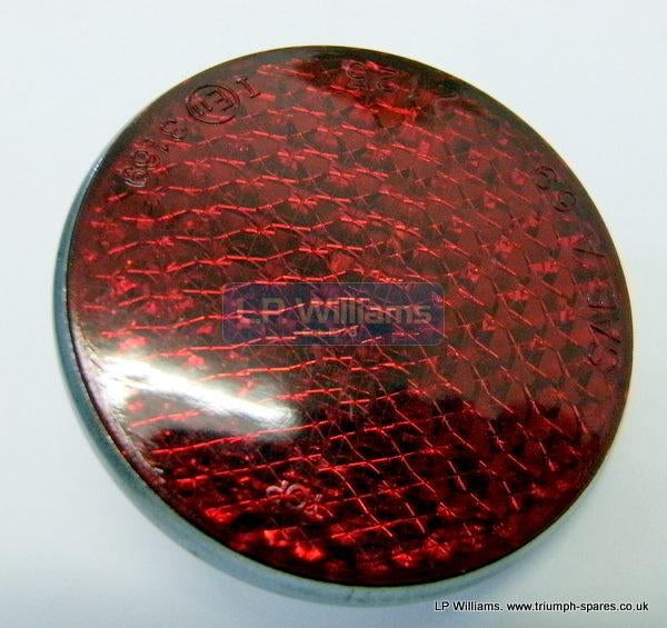 Round reflector  red  RER14 use 21-7009 nut if req