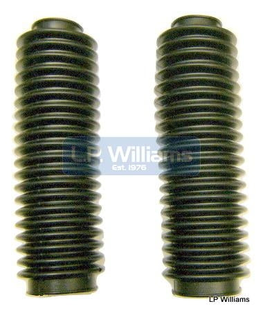 Fork gaiters Alloy slider Disc and conical hub (pair) 20 Ribs Use part numbers CLIP40-60 x2 and CON-13 X 2 for clips if required