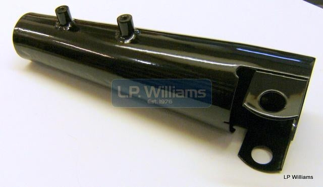 T150  L/h fork cover  Black  For chrome use 97-4557