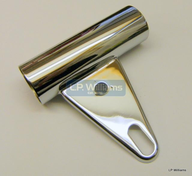 Later T140E and Harris T140  LH Chrome fork cover