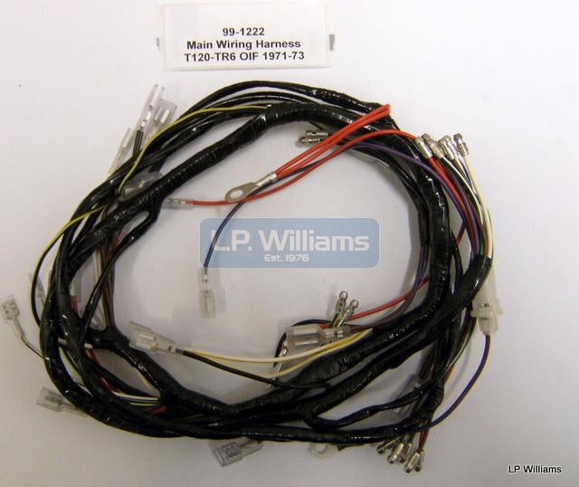 T120 TR6 OIF 1971-73 Main wiring harness
