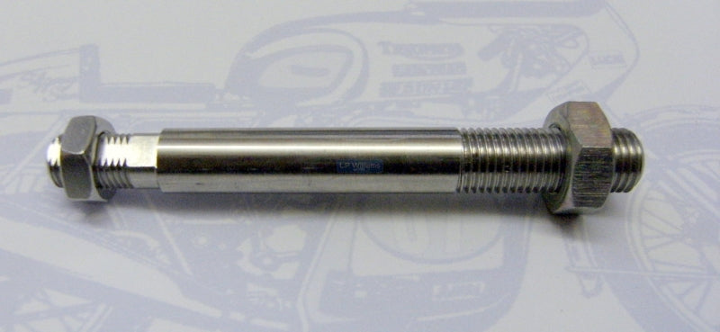 T160 Short rear indicator stem  Stainless including the nuts