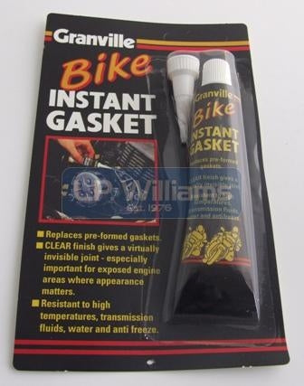 Clear instant gasket