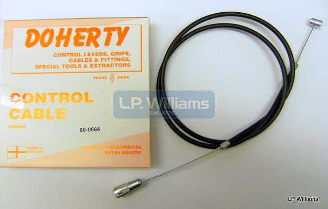 T120 T150T R3 Mk1 1968 (Early side entry brake) Brake cable  TLS  no switch UK bar  51" inner (to Clevis end)   43" outer