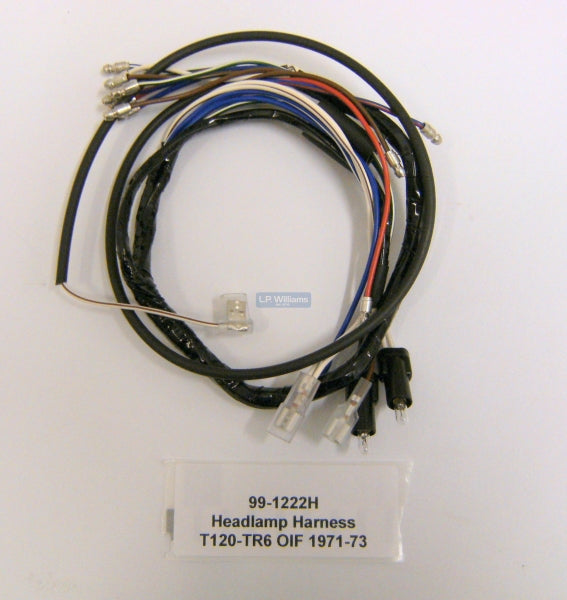 T120 TR6 OIF 1971-73 Headlamp harness