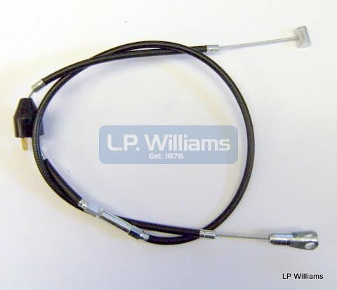 TR6 T120 T150 R3 Mk1 TLS  Front brake cable UK bars c/w switch and adjuster (Clevis end) 39.5" inner  32" outer  Straight down the leg fitment