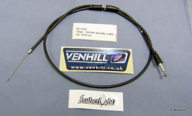 TR65   TR7RV throttle cable UK 1979 on