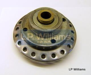 RH front hub c/w bearing LF Harris T140 Paioli fork NOS