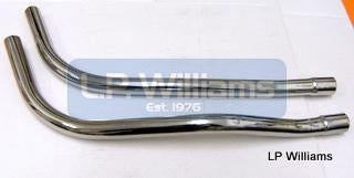 R3 Mk1 Downpipes (Pair) 1969/1970 For Raygun Silencers