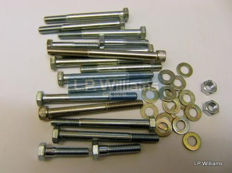 T160 Crankcase bolt set including the washers studs and nuts