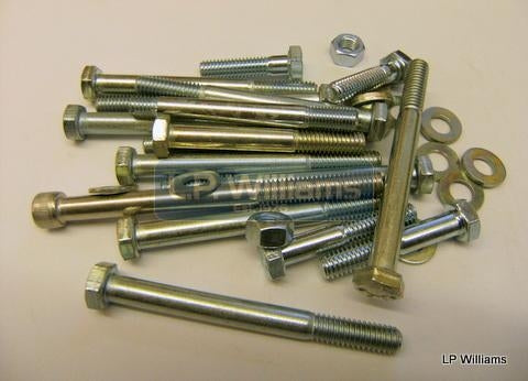 T150 A75 Crankcase bolt set including the washers studs  and nuts