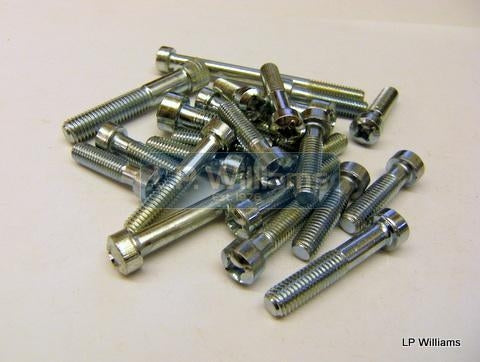 T120 TR6 1963-1967 Screw set Original type fastners BSF