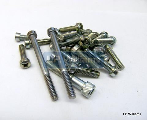 T120 TR6 1969/70 Screw set Original type fastners