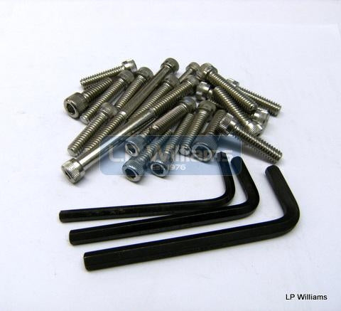 T120 68-on T140 stainless allen screw set  UNC Threads
