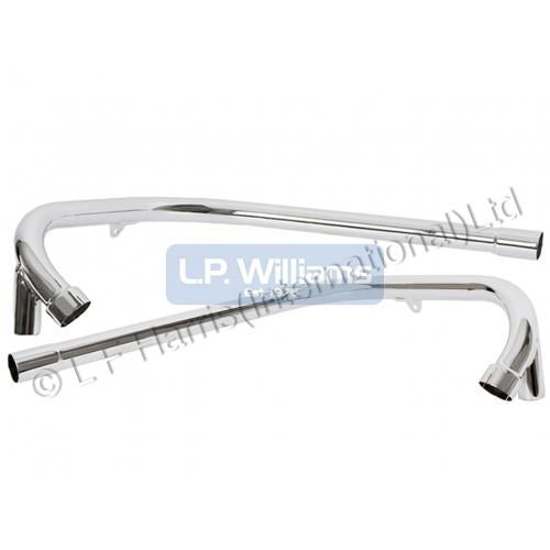 T120 downpipes (pair) Balanced 1969/70