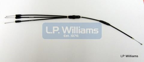 Triple choke cable assy 1969-76 T150 T160 R3/MK2