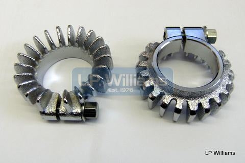 T100 T150 A75  Finned exhaust clamp incl bolt and washer  (Each)