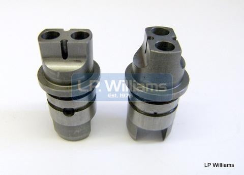 Oil feed Exhaust Tappet guide block T120 Tapered seat