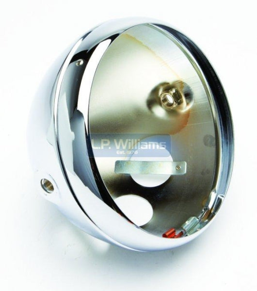Headlamp assy plain (pattern) with three entry holes underneath  replacement for Lucas 5411506
