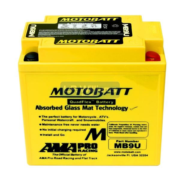 MotoBatt Maintenance free battery T100 T120 T140 T150  R3 X75 11AH  CCA 140 12N9-4B-1 1970 on  Dimensions are L:136mm W:76mm H:133mm Gel battery 4 terminals