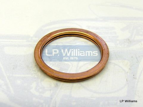 T120 TR6 1971/72 Rocker inspection plug  washer (copper)