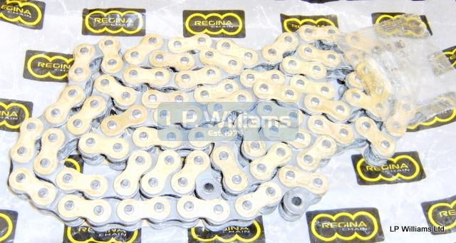 110 links including the split link. GP Gold Racing chain 530