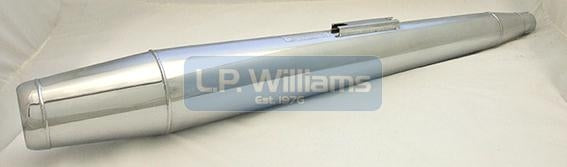 Cigar silencer 73-78  1 3/8" ID (Imported) Use clamp 70-5874A if required