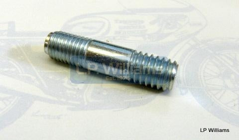T100 TR6 Manifold stud  5/16 UNC x 5/16 UNF x 1.25" T160 Solenoid housing