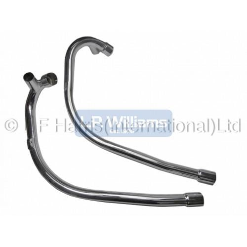T100R Daytona downpipes balanced 1969/1970