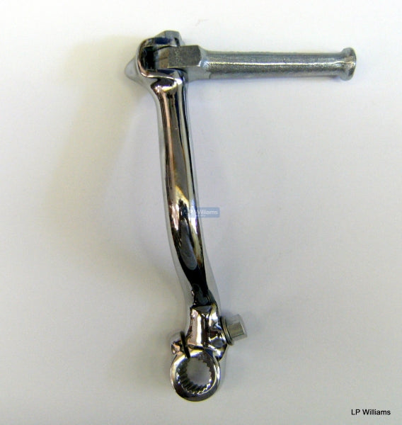 350/500cc kickstart (short)  6" This fits the earlier kickstart shafts without a groove around the shaft