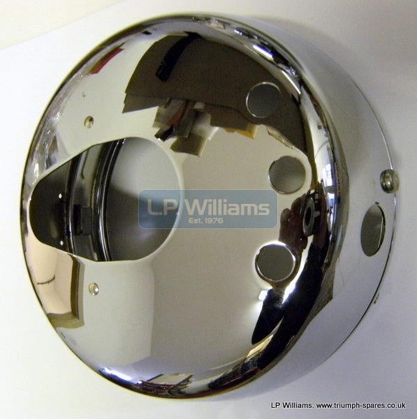 Flatback headlamp replica with warning lights and ignition switch holes