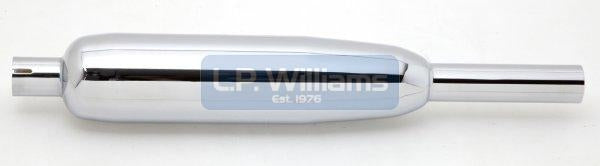T120 silencer US 1 1/2" Short 1968 on Imported  Very good quality for the price