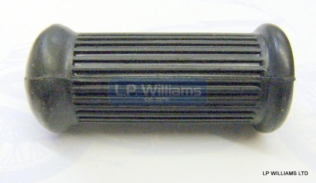 Rocket 3 pillion footrest rubber square hole (Short) 3.5" long
