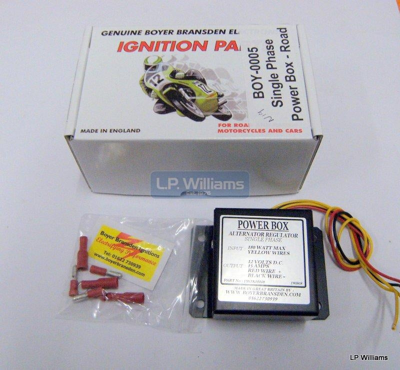Boyer Single phase power box   Neg or pos earth  can be used with or without a battery up to 180W