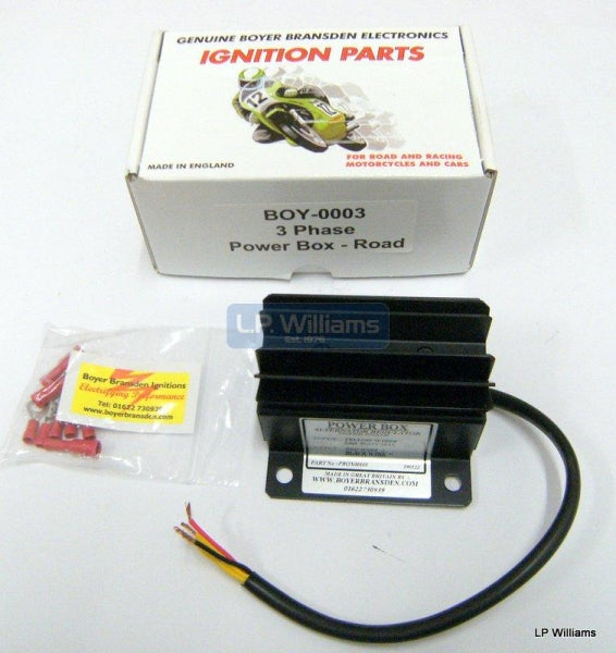 Boyer 3 phase power box 280W Neg or Pos earth  Can be used without a battery