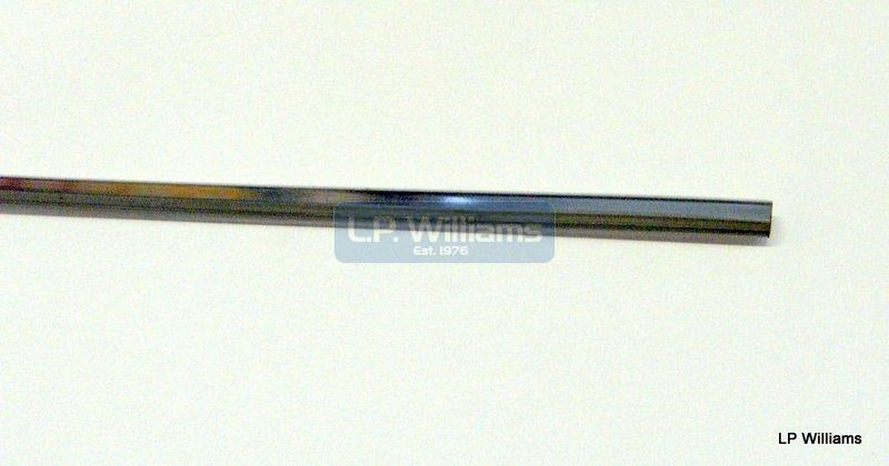 Petrol Tank Centre Chrome Beading Trim for early  T150 with bread bin tank 22" long (two required per tank)