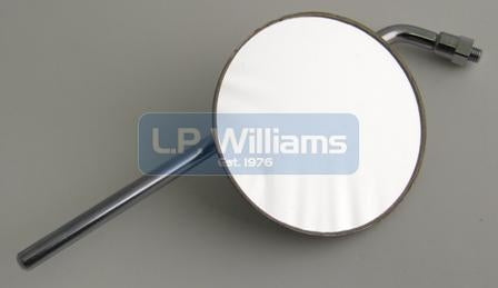Chrome mirror 5/16 UNF  Round head  10" stem