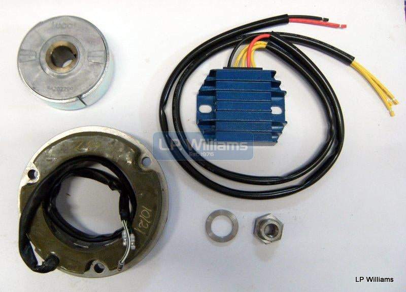 Lucas High output alternator kit 3 phase Pos or Neg earth with Trispark mosfet regulator