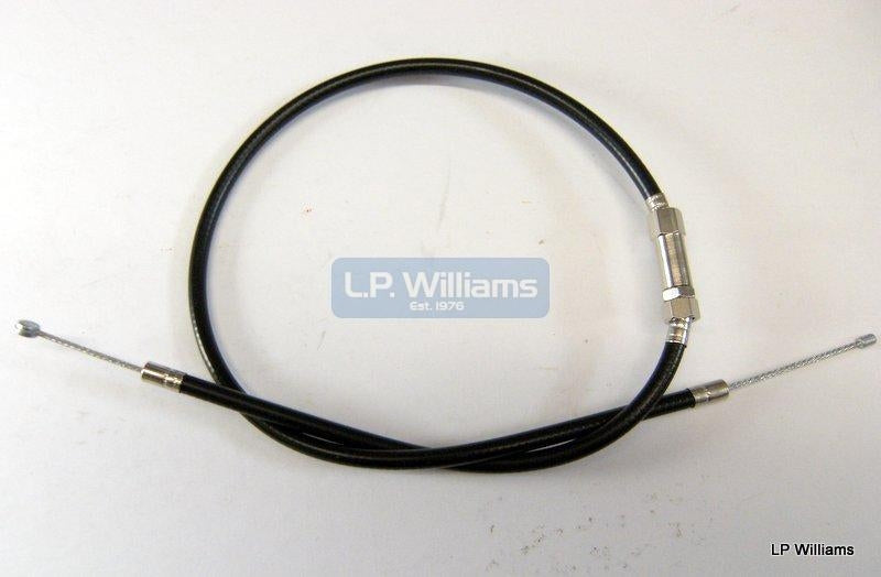 T120 T140 Throttle cable Twistgrip to junction with adjuster (Also choke cable for carb tops without an adjuster)