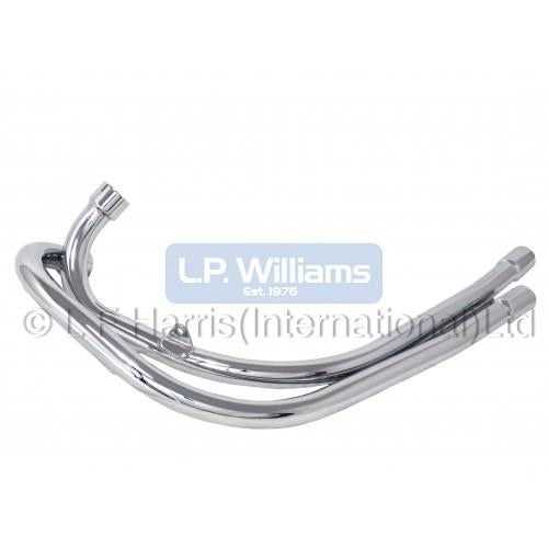 T100 downpipes unbalanced 1967/68
