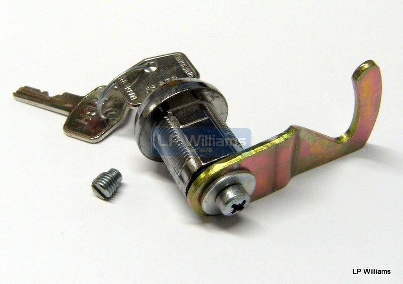 Twin seat lock (c/w two keys) T140E including grub screw