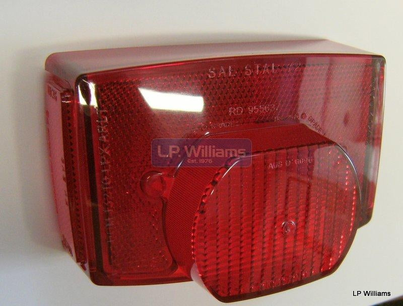 Tail light lens with reflectors Same as Lucas L917 or 99-1257